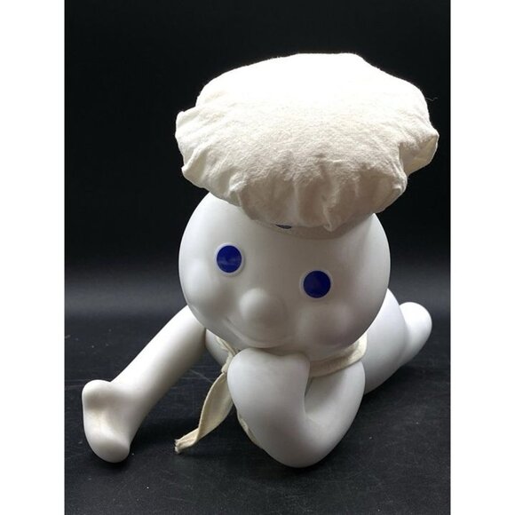2000 Recipe Time Laying Down Pillsbury Doughboy Poppin' Fresh Danbury Mint - Picture 1 of 12